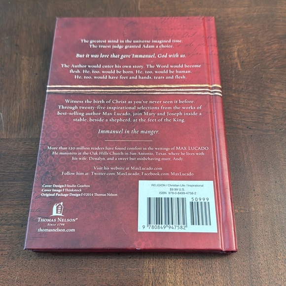 Max Lucado In The Manger Book - Picture 2 of 4